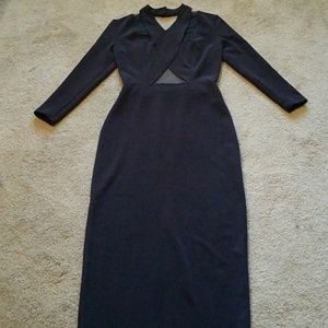 Sexy Vintage Black Gown S